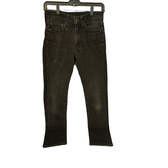LEVIS 510 Big E Skinny Jeans Men 28x28 Black Stretch Denim Premium Fit - Picture 1 of 6